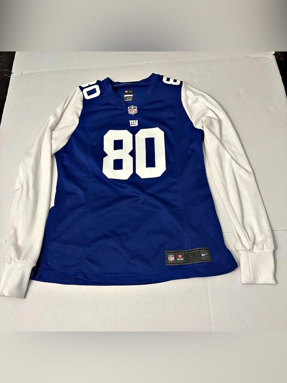 Nike New York Giants NFL On Field Jersey Blue & White Medium